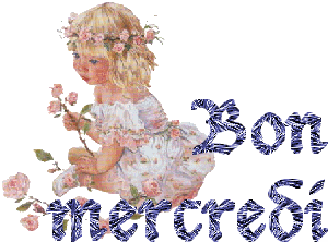 Gif animé Bon mercredi fille